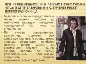 Образы главных героев романа отцы и дети