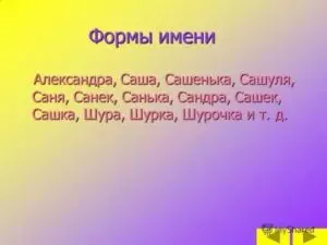 Александр ласкательные имена
